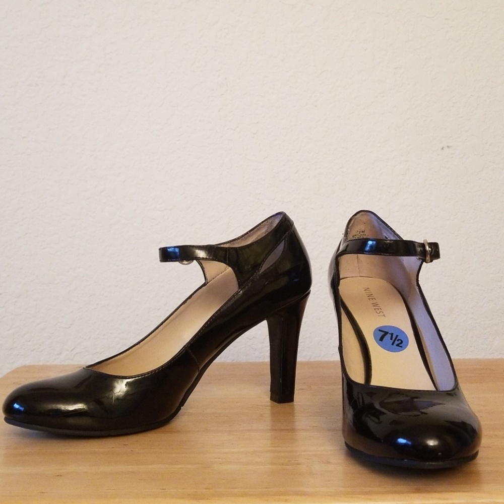 Patent Faux Leather Mary Janes